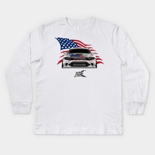 dodge charger hellcat clinched widebody Kids Long Sleeve T-Shirt